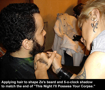 Applying hair
