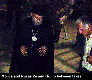 Mojica and Rui as Ze do Caixao and Bruno.