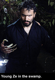 Young Ze in the swamp.