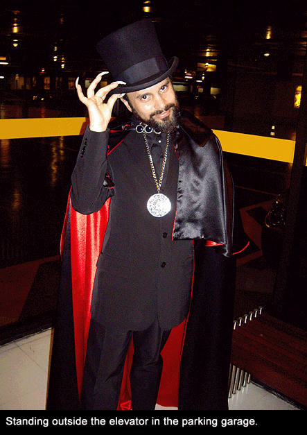 Raymond Castile at the premiere of Encarnação do Demonio